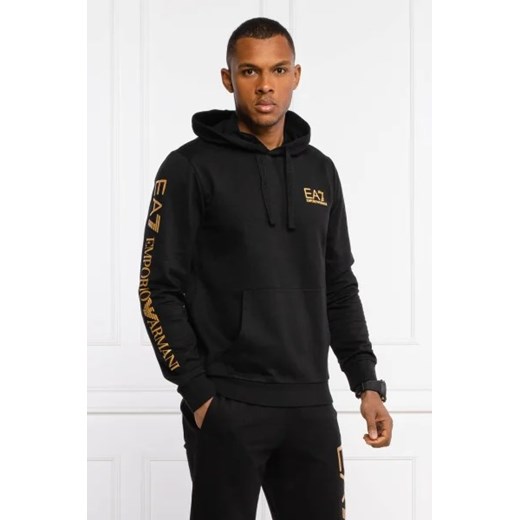 Bluza męska Emporio Armani czarna bawełniana