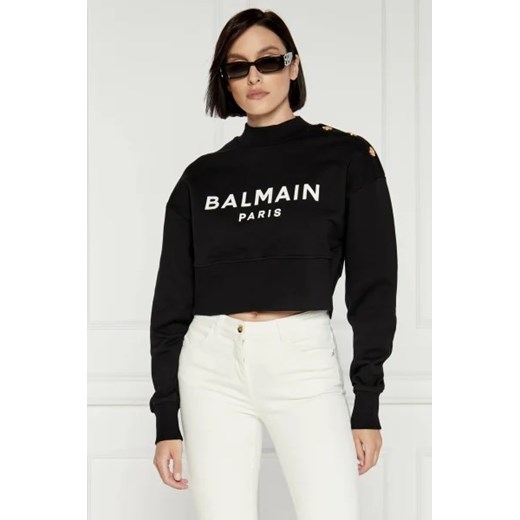 Balmain Bluza GROPPED | Cropped Fit ze sklepu Gomez Fashion Store w kategorii Bluzy damskie - zdjęcie 173596475