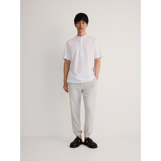 Reserved - Koszula regular ze stójką - biały Reserved XXL Reserved