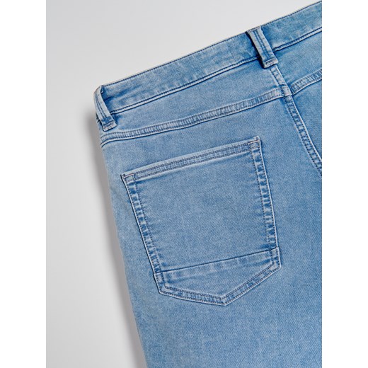 Reserved - Jeansowe szorty slim fit - niebieski Reserved 34 Reserved