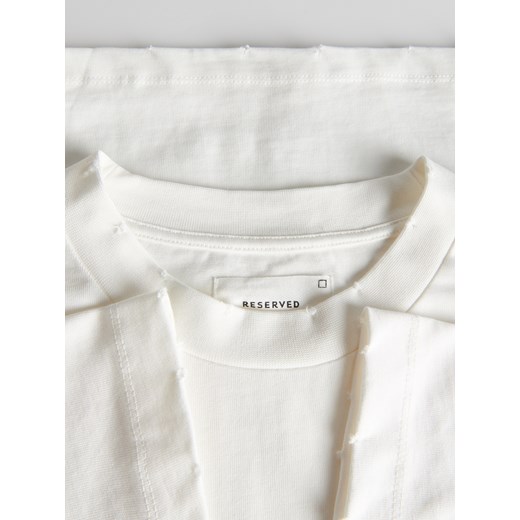 Reserved - T-shirt relaxed fit - złamana biel Reserved XXL Reserved