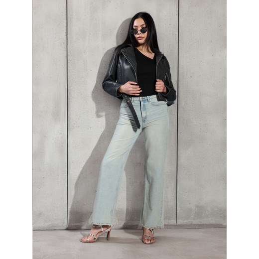 Sinsay - Kurtka typu biker - czarny Sinsay L Sinsay