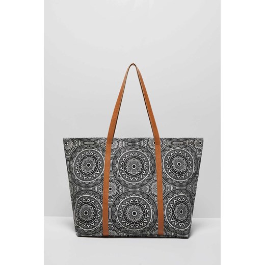 Materiałowa torba na ramię ze sklepu Moodo.pl w kategorii Torby Shopper bag - zdjęcie 173598407