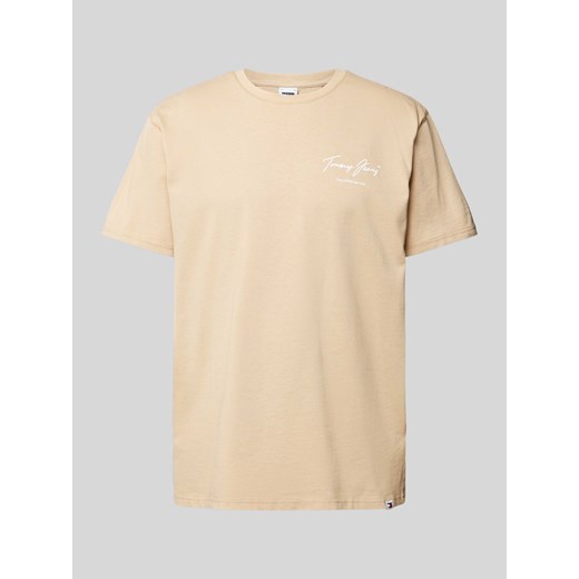 T-shirt z nadrukiem z logo ze sklepu Peek&Cloppenburg  w kategorii T-shirty męskie - zdjęcie 173599886