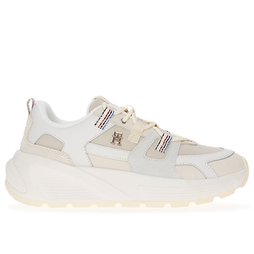 Buty Tommy Hilfiger Chunky Runner FW0FW07674-AEF - beżowe ze sklepu streetstyle24.pl w kategorii Buty sportowe damskie - zdjęcie 173600088