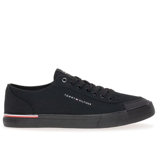 Buty Tommy Hilfiger Corporate Vulc Canvas FM0FM04954-BDS - czarne ze sklepu streetstyle24.pl w kategorii Trampki męskie - zdjęcie 173600127