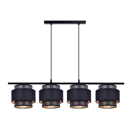 Duża lampa wisząca nad stół z 4 abażurami na listwie - 6X A515 L7-D54 ze sklepu Edinos.pl w kategorii Lampy wiszące - zdjęcie 173602246