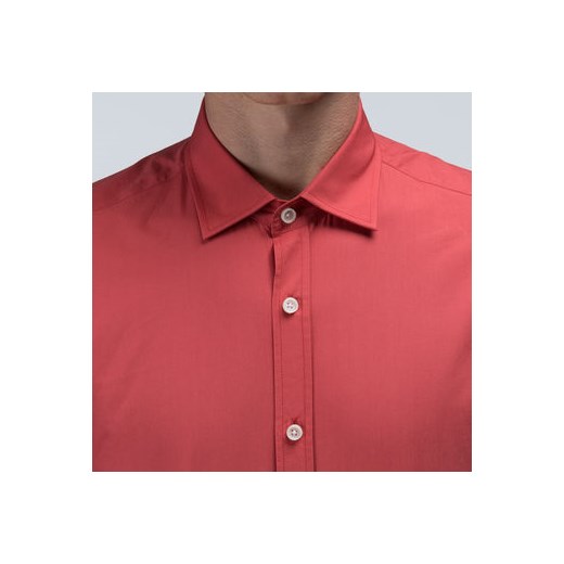 Morato Long-sleeved Shirts - Slim fit solid color button down shirt with spread collar morato-it  fit