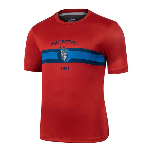 Protective Koszulka kolarska &quot;Mad Dog&quot; w kolorze czerwonym ze sklepu Limango Polska w kategorii T-shirty męskie - zdjęcie 173603838