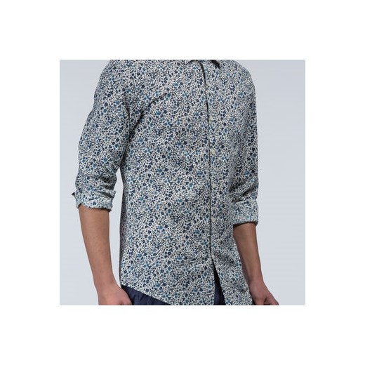 Morato Long-sleeved Shirts - Slim fit dress shirt in poplin with floral micro print morato-it  t-shirty