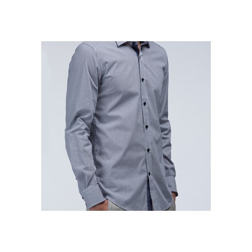 Morato Long-sleeved Shirts - Slim fit button down shirt with stripes and contrast trim morato-it  t-shirty