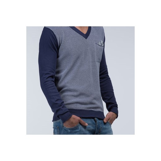 Morato Knitwear - Two-tone V-neck sweater morato-it  
