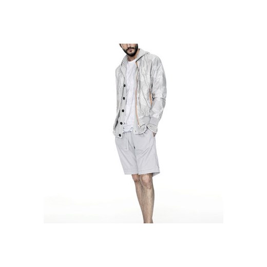 Morato Knitwear - Hooded cardigan in perforated cotton morato-it  kardigan