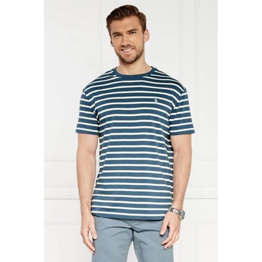 T-shirt męski Polo Ralph Lauren w paski z krótkimi rękawami bawełniany