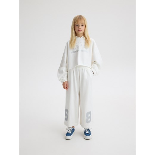Reserved - Spodnie kuloty - złamana biel ze sklepu Reserved w kategorii Spodnie dziewczęce - zdjęcie 173606355