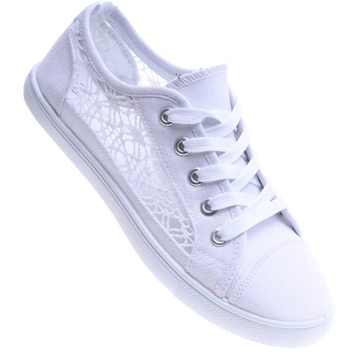 Trampki damskie Pantofelek24 z tkaniny