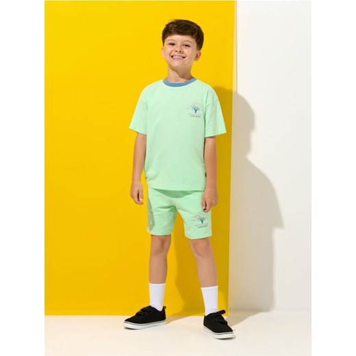 Sinsay - Komplet: koszulka i szorty - zielony ze sklepu Sinsay w kategorii Komplety chłopięce - zdjęcie 173609568