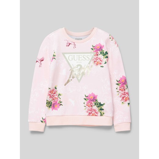 Bluza z nadrukiem z logo ze sklepu Peek&Cloppenburg  w kategorii Bluzy dziewczęce - zdjęcie 173611139
