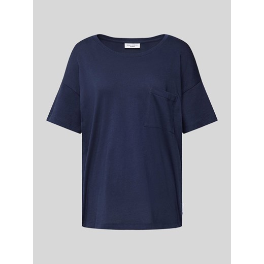 T-shirt o kroju relaxed fit z detalem z logo ze sklepu Peek&Cloppenburg  w kategorii Bluzki damskie - zdjęcie 173611266