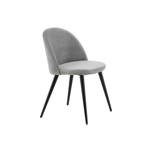H & M - Velvet Krzesło 2 Sztuki - Szary ze sklepu H&M w kategorii Krzesła - zdjęcie 173611767