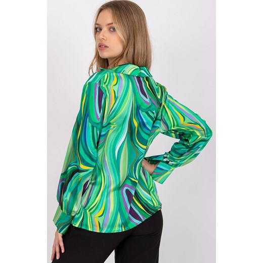 Elegancka bluzka damska zielona DHJ-BZ-15201.30, Kolor zielony, Rozmiar uniwersalny, ITALY MODA ze sklepu Primodo w kategorii Bluzki damskie - zdjęcie 173613838