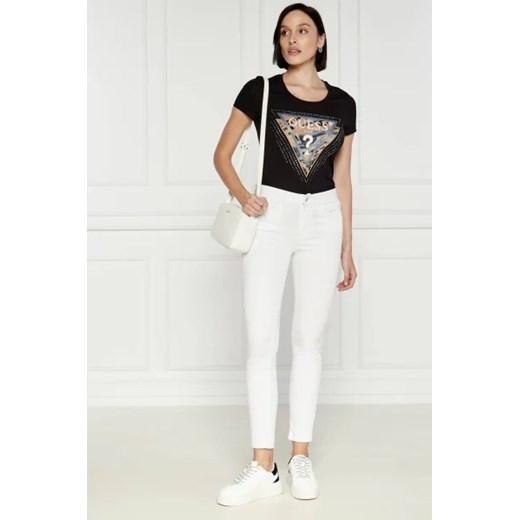 Bluzka damska Guess czarna z elastanu