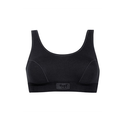 Sloggi czarny top sportowy Double Comfort 10022574, Kolor czarny, Rozmiar 42, Sloggi ze sklepu Intymna w kategorii Biustonosze - zdjęcie 173614268