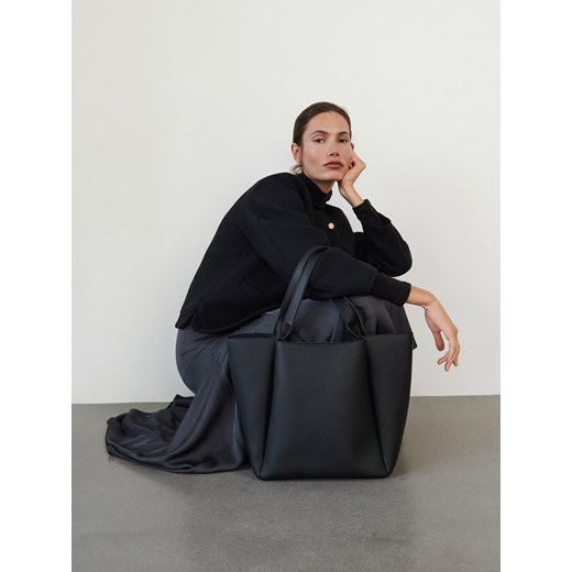 Reserved - Torebka shopper - czarny Reserved ONE SIZE Reserved