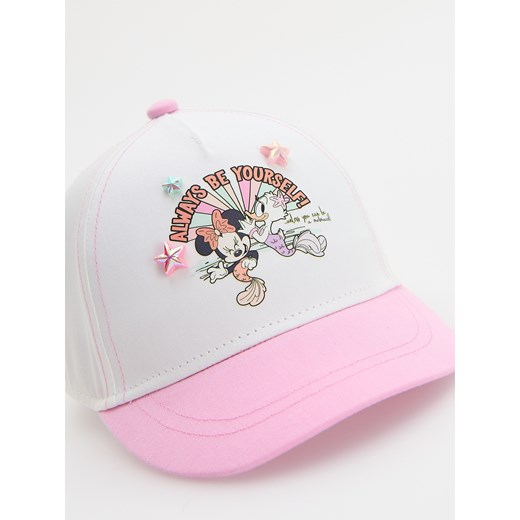 Reserved - Bawełniana czapka z daszkiem Disney - złamana biel Reserved 3-5 lat Reserved