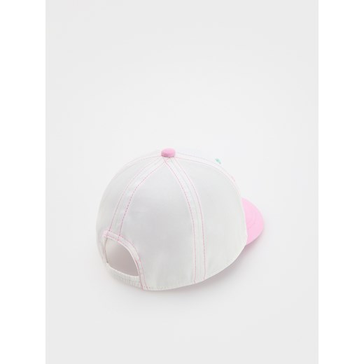 Reserved - Bawełniana czapka z daszkiem Disney - złamana biel Reserved 6-12 miesięcy Reserved