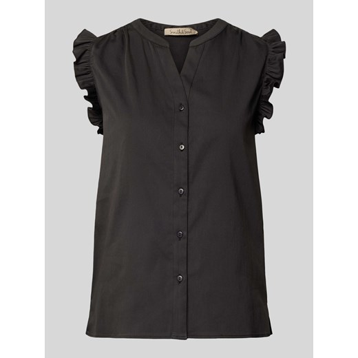 Top bluzkowy z wolantami ze sklepu Peek&Cloppenburg  w kategorii Bluzki damskie - zdjęcie 173618437