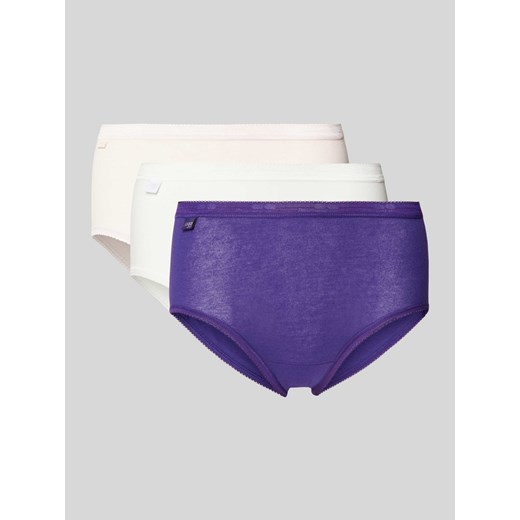 Figi z detalem z logo w zestawie 2 szt. model ‘BASIC+’ ze sklepu Peek&Cloppenburg  w kategorii Majtki damskie - zdjęcie 173621836