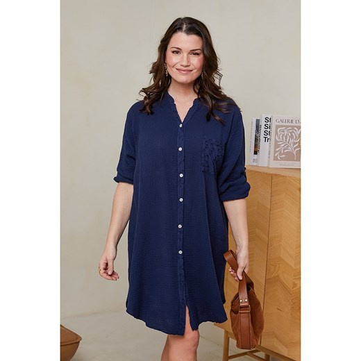 Curvy Lady Sukienka w kolorze granatowym ze sklepu Limango Polska w kategorii Sukienki - zdjęcie 173622446