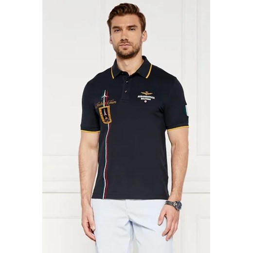 Aeronautica Militare Polo | Regular Fit | stretch ze sklepu Gomez Fashion Store w kategorii T-shirty męskie - zdjęcie 173624978