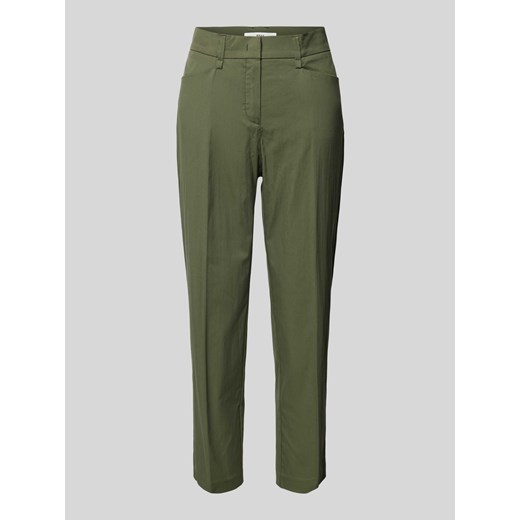 Spodnie materiałowe o skróconym kroju slim fit model ‘Style.Mara’ ze sklepu Peek&Cloppenburg  w kategorii Spodnie damskie - zdjęcie 173628959