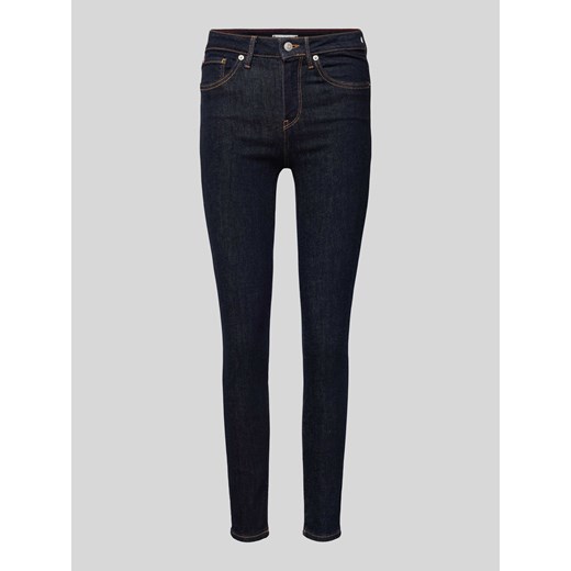 Jeansy o kroju skinny fit z zapięciem na guzik ze sklepu Peek&Cloppenburg  w kategorii Jeansy damskie - zdjęcie 173629295