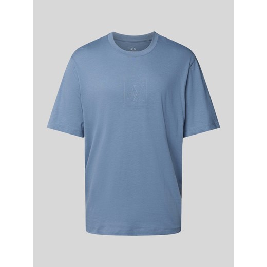 T-shirt z detalem z logo ze sklepu Peek&Cloppenburg  w kategorii T-shirty męskie - zdjęcie 173629697