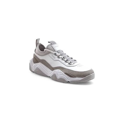 HUGO Sneakersy Quake | z dodatkiem skóry 44 Gomez Fashion Store okazyjna cena