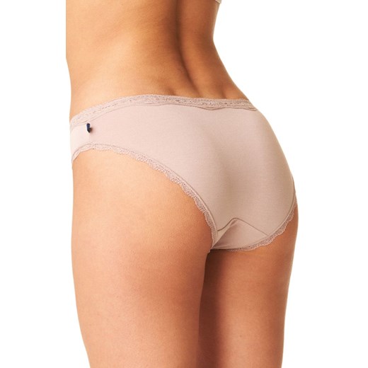 Key 2-pak niskie bambusowe majtki z koronką beżowe LPR 002 BE, Kolor beżowy, Rozmiar L, Key ze sklepu Intymna w kategorii Majtki damskie - zdjęcie 173631825