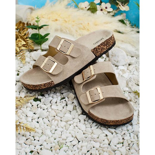 Royalfashion Klapki damskie z klamerkami Foumy Royalfashion.pl 41 promocja royalfashion.pl