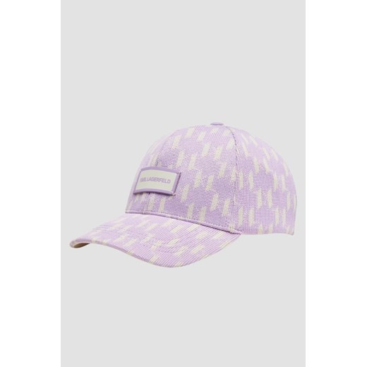 KARL LAGERFELD Fioletowa czapka K/monogram ze sklepu outfit.pl w kategorii Czapki z daszkiem damskie - zdjęcie 173636375