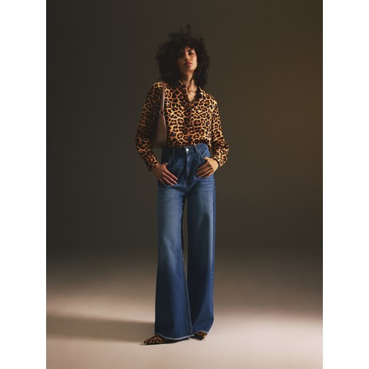 Reserved - Koszula z nadrukiem zwierzęcym - wielobarwny Reserved XL Reserved