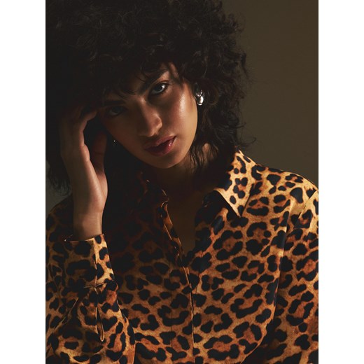 Reserved - Koszula z nadrukiem zwierzęcym - wielobarwny Reserved XL Reserved