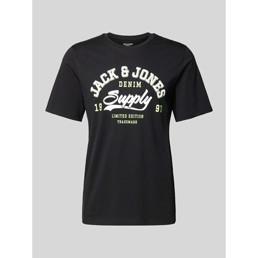 T-shirt z nadrukiem z logo ze sklepu Peek&Cloppenburg  w kategorii T-shirty męskie - zdjęcie 173638516