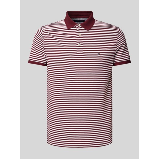 Koszulka polo o kroju slim fit z wyhaftowanym logo ze sklepu Peek&Cloppenburg  w kategorii T-shirty męskie - zdjęcie 173638567
