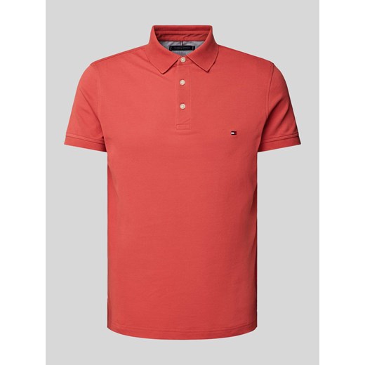 Koszulka polo o kroju slim fit z wyhaftowanym logo ze sklepu Peek&Cloppenburg  w kategorii T-shirty męskie - zdjęcie 173638589