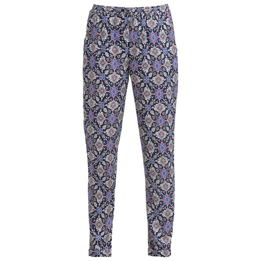Dorothy Perkins STAR Spodnie materiałowe new blue zalando  abstrakcyjne wzory