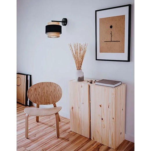 Kinkiet w stylu boho ze sznurka jutowego - A528-Vima Lumes One Size Edinos.pl
