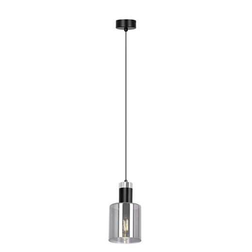 Pojedyncza lampa wisząca ze szklanym kloszem - A468-Solla ze sklepu Edinos.pl w kategorii Lampy wiszące - zdjęcie 173643287