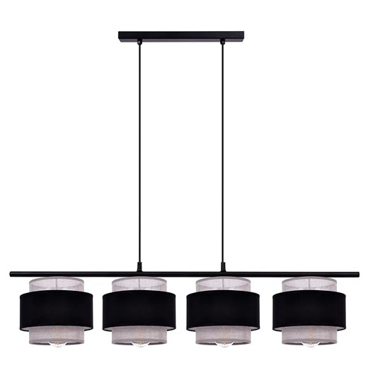 Lampa wisząca na listwie nad stół z 4 abażurami - 6X A533 H9-E45 ze sklepu Edinos.pl w kategorii Lampy wiszące - zdjęcie 173643328